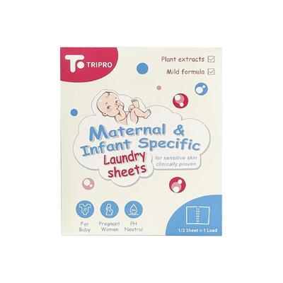 Giấy xà phòng giặt đồ cho bé hòa tan trong nước, phân hủy sinh học