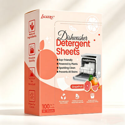 Máy rửa chén môi trường thân thiện, hypoallergenic Long-lasting Dishwasher Detergent Sheets cho rửa chén