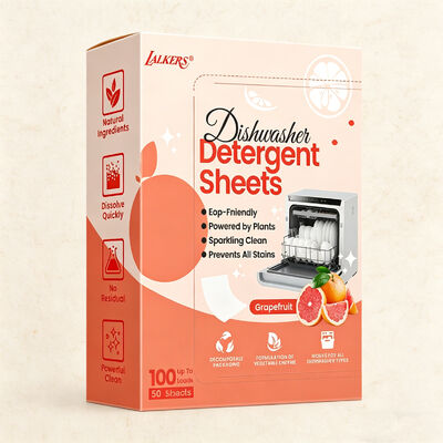 Tờ Giấy Detergent Máy Rửa Chén Thân Thiện Với Môi Trường, Không Gây Dị Ứng, Bền Lâu, Giúp Rửa Chén Dễ Dàng