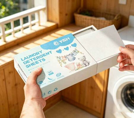 Bảng chất tẩy rửa giặt sinh thái có kích thước gia đình với khả năng làm sạch mạnh mẽ và hương thơm tùy chỉnh để loại bỏ vết bẩn hàng ngày