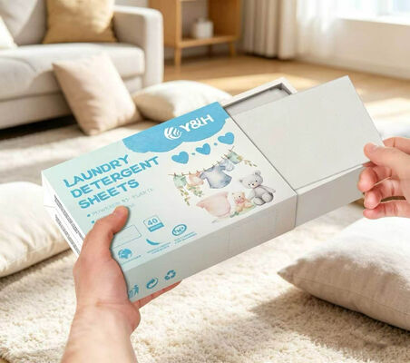 Tờ Giấy Giặt Thân Thiện Với Môi Trường, Sức Mạnh Làm Sạch Mạnh Mẽ và Hương Thơm Tùy Chỉnh
