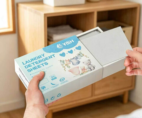 Tờ Giấy Giặt Thân Thiện Với Môi Trường, Sức Mạnh Làm Sạch Mạnh Mẽ và Hương Thơm Tùy Chỉnh