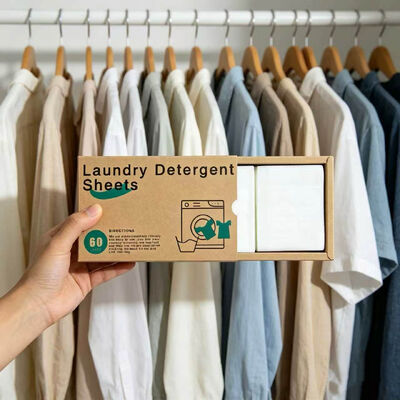 Tờ Giấy Giặt Thân Thiện Với Môi Trường, Sức Mạnh Làm Sạch Mạnh Mẽ và Hương Thơm Tùy Chỉnh