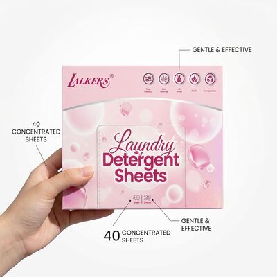 Tờ Giặt Siêu Đậm Đặc Không Nhựa Dị Ứng Dành Cho Quần Áo Em Bé An Toàn