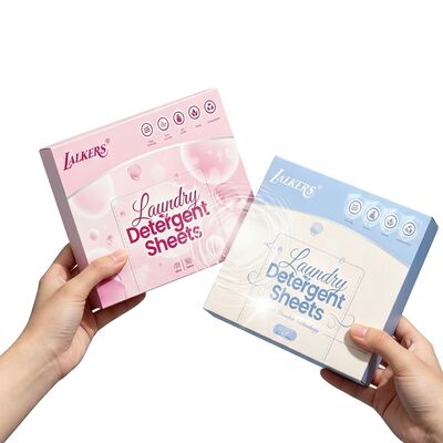 Giá tốt 100% vải giặt sinh thái có nguồn gốc thực vật với bao bì không chất thải và dải chất tẩy rửa được đo trước trực tuyến