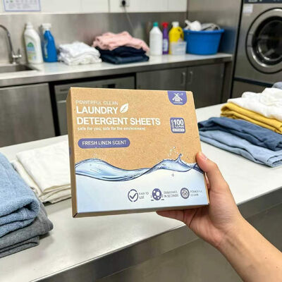Bảng chất tẩy rửa thực vật siêu tập trung với bao bì không có chất thải