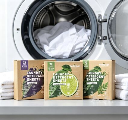 Tấm bột giặt có thể phân hủy sinh học dựa trên thực vật không độc hại để giặt thân thiện với môi trường