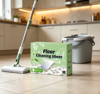 Bảng làm sạch sàn có khả năng phân hủy sinh học với chất hoạt bề mặt thực vật và 11x14cm mỗi dải để lau môi trường thân thiện